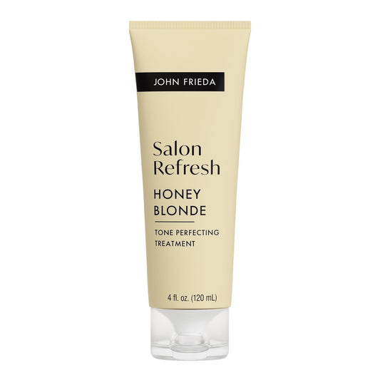 John Frieda Salon Blonde Honey Tone Perfecting Treatment mit Protein-Peptid-Komplex – Haartonikum für blondes Haar, 118 ml