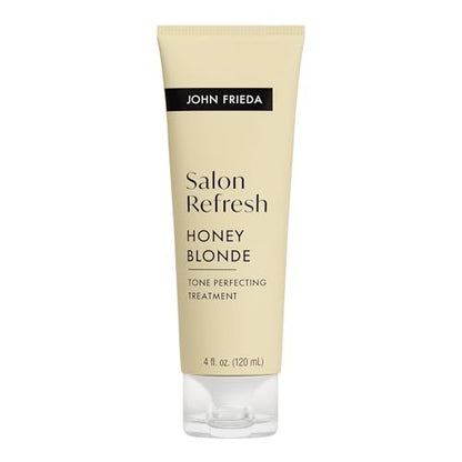 John Frieda Salon Blonde Honey Tone Perfecting Treatment mit Protein-Peptid-Komplex – Haartonikum für blondes Haar, 118 ml