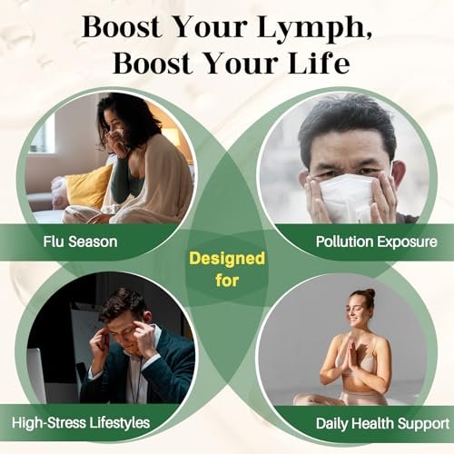 Migcopat 26-in-1 Liposomale Lymphdrainage-Tropfen – Echinacea, Kurkuma, Holunder, Löwenzahn, Vitamine und Königskerze für Lunge, Lymphsystem, Immununterstützung, Leberreinigung & -reparatur, 60 ml