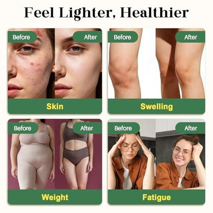 Migcopat 26-in-1 Liposomale Lymphdrainage-Tropfen – Echinacea, Kurkuma, Holunder, Löwenzahn, Vitamine und Königskerze für Lunge, Lymphsystem, Immununterstützung, Leberreinigung & -reparatur, 60 ml
