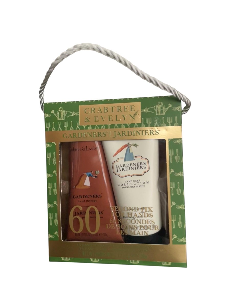 Crabtree & Evelyn Gardeners Handpflege-Creme und Handpeeling-Set, je 100 ml