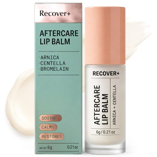 Arnica Lippenbalsam für die Nachsorge von Lippenfüllern – Premium Botanischer Serum mit Arnica, Bromelain, Centella & Vitamin B5, Spa-Qualität Post-Injection Lippenpflege für beruhigenden Komfort während der Erholung, 0,21 oz