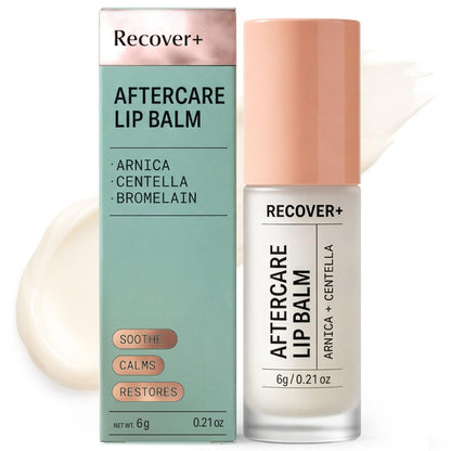 Arnica Lippenbalsam für die Nachsorge von Lippenfüllern – Premium Botanischer Serum mit Arnica, Bromelain, Centella & Vitamin B5, Spa-Qualität Post-Injection Lippenpflege für beruhigenden Komfort während der Erholung, 0,21 oz