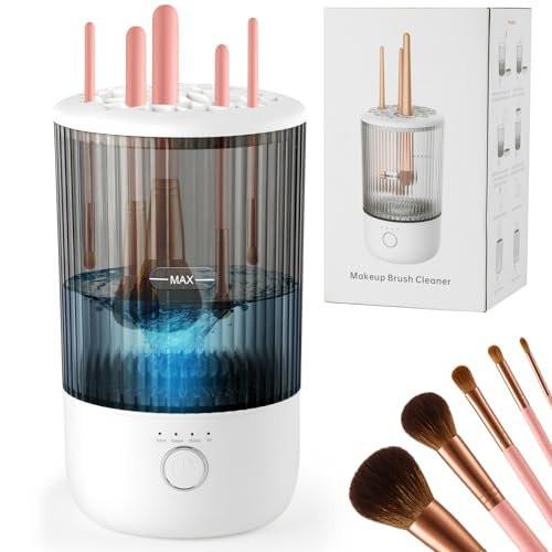 Elektrischer Make-up-Pinselreiniger, 6500 U/min, Automatischer Make-up-Pinselreinigungsmaschine, Tragbares Design mit 1800 mAh Akku, Perfektes Geschenk für Make-up-Liebhaber