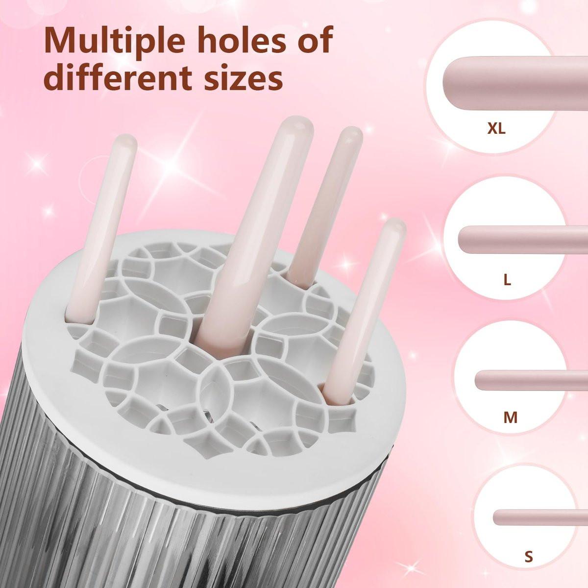 Elektrischer Make-up-Pinselreiniger, 6500 U/min, Automatischer Make-up-Pinselreinigungsmaschine, Tragbares Design mit 1800 mAh Akku, Perfektes Geschenk für Make-up-Liebhaber