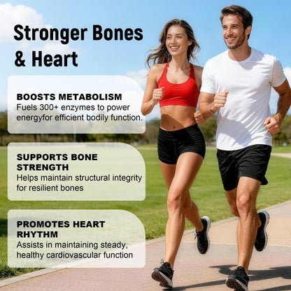 Magnesium Komplex – Magnesium Glycinat, Elementares Magnesium mit Oxid, Taurat, Citrat, Orotat & Aspartat – Unterstützt Muskelentspannung, Herzgesundheit, Schlaf & Energie | Vegan (300 mg)
