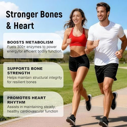 Magnesium Komplex – Magnesium Glycinat, Elementares Magnesium mit Oxid, Taurat, Citrat, Orotat & Aspartat – Unterstützt Muskelentspannung, Herzgesundheit, Schlaf & Energie | Vegan (300 mg)