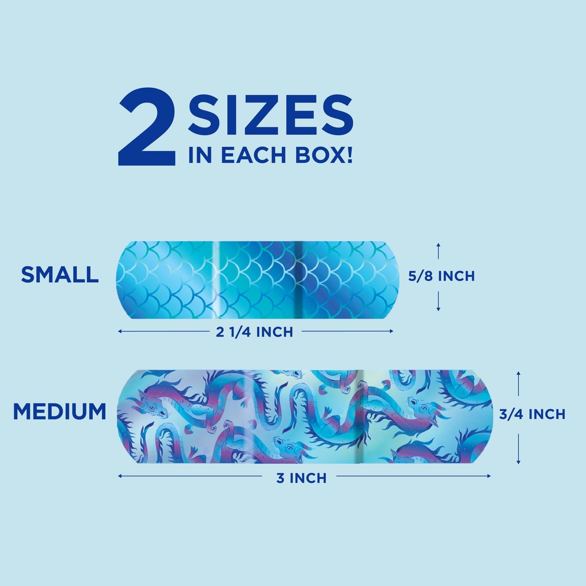 BAND-AID Flexible Stoffpflaster – Irideszierendes Magic Shimmer Design, gemischte Größen, 40 Stück – für kleine Schnitte, Schürfwunden & Verbrennungen