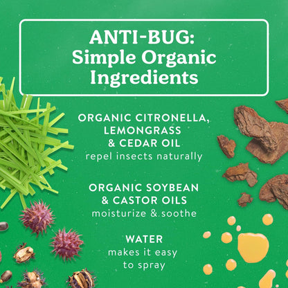 Badger Insektenschutz & Zeckenschutz Kombi-Paket, Familienfreundlich, Natürlicher Mückenschutz mit Bio-Ölen, Angenehmer Duft, Pflanzlich, Ohne DEET, Vegan, 2 x 118 ml