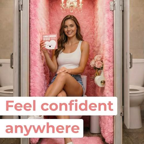 Impossibly Compact Travel Feminine Wipes - 99% Wasser und Aloe - pH-ausgeglichen, periodenfreundlich & ultraweich - Reiseutensilien für Frauen & Teenager - unparfümiert - 8er-Pack insgesamt 48 Tücher