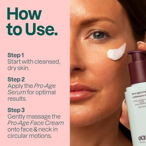 ATTITUDE Anti-Aging Gesichtscreme mit Hyaluronsäure, Peptiden & Ceramiden – Falten & feine Linien, Duftfreie Hautpflege, dermatologisch getestet, für Frauen & Männer, EWG-zertifiziert, vegan, 1,7 Fl Oz