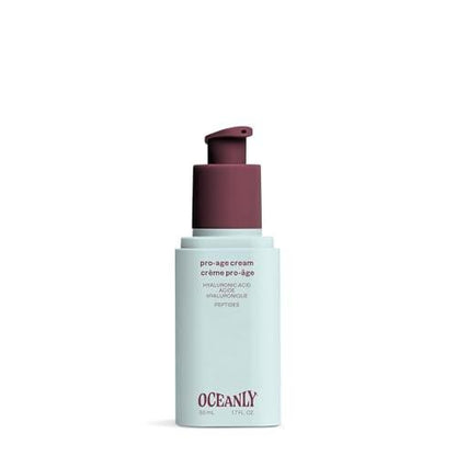 ATTITUDE Anti-Aging Gesichtscreme mit Hyaluronsäure, Peptiden & Ceramiden – Falten & feine Linien, Duftfreie Hautpflege, dermatologisch getestet, für Frauen & Männer, EWG-zertifiziert, vegan, 1,7 Fl Oz