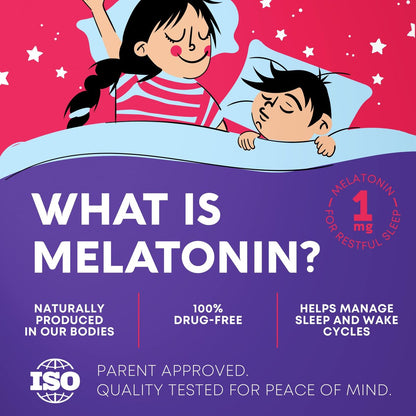 Height Growth Gummies mit Melatonin für Kinder & Teenager – Ashwagandha für Kinder – Melatonina Para Niños – Höhenwachstumsergänzung – Teenager-Jungen-Vitamine – Größer werden Ergänzung – Melatonin-Gummis für Kinder