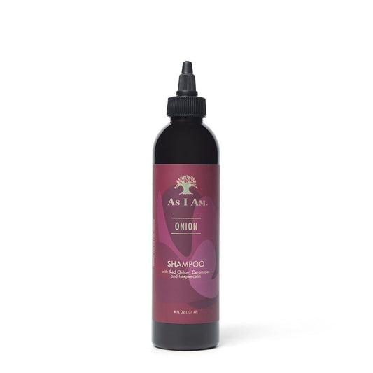 As I Am Zwiebel-Shampoo – 237 ml – mit roter Zwiebel, Ceramiden & Isoquercetin – Unterstützt gesundes Haarwachstum