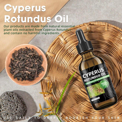 SKSOYT 2 Stück Cyperus Rotundus Öl zur Haarentfernung, Natürliches Öl zur Reduzierung unerwünschten Haarwuchses, Beruhigend & Feuchtigkeitsspendend, Verkleinert Poren, Sanfte Hautpflege