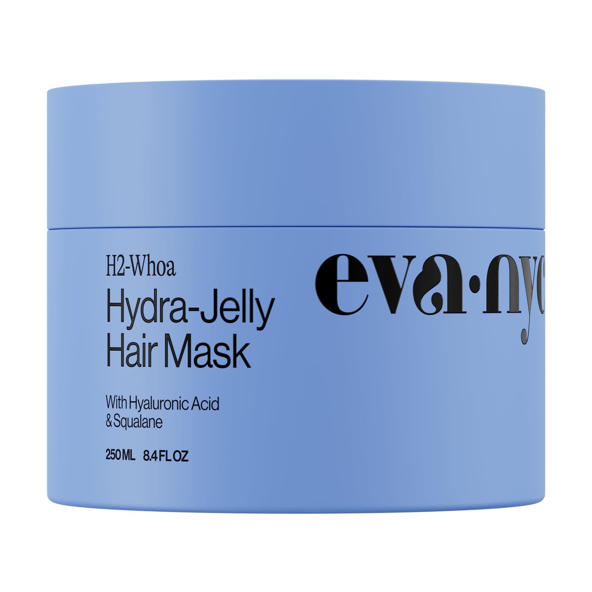Eva NYC Hydrating Hair Mask – Feuchtigkeitsmaske mit Hyaluronsäure und Squalan für langanhaltende Hydratation – Leichte Haarkur für trockenes Haar – Jelly-Textur – Jasmin-Duft – 250 ml