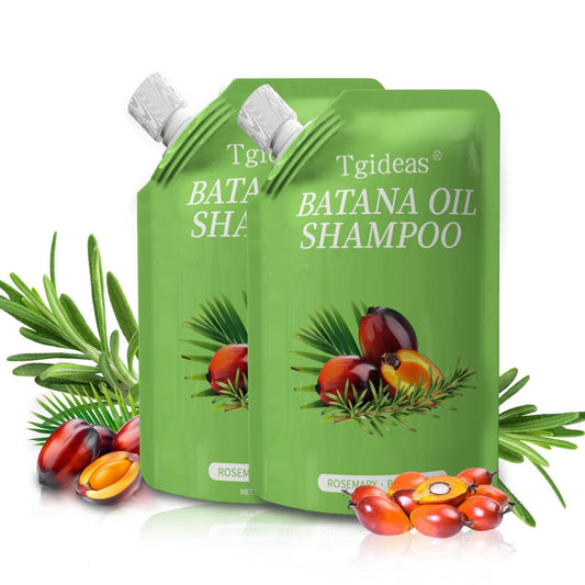 Tgideas Batana-Öl & Rosmarin Shampoo für Haarwachstum – Formel gegen Haarausfall & dünner werdendes Haar, nährt die Kopfhaut & verleiht Volumen, für Männer & Frauen (2er-Pack)