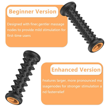 APRELM Fußmassagegerät Roller Set für Plantarfasziitis Linderung, Profi 2er-Pack (Anfänger & Fortgeschritten), Fußroller für Zuhause Büro, Geschenk für Mama Papa Freunde