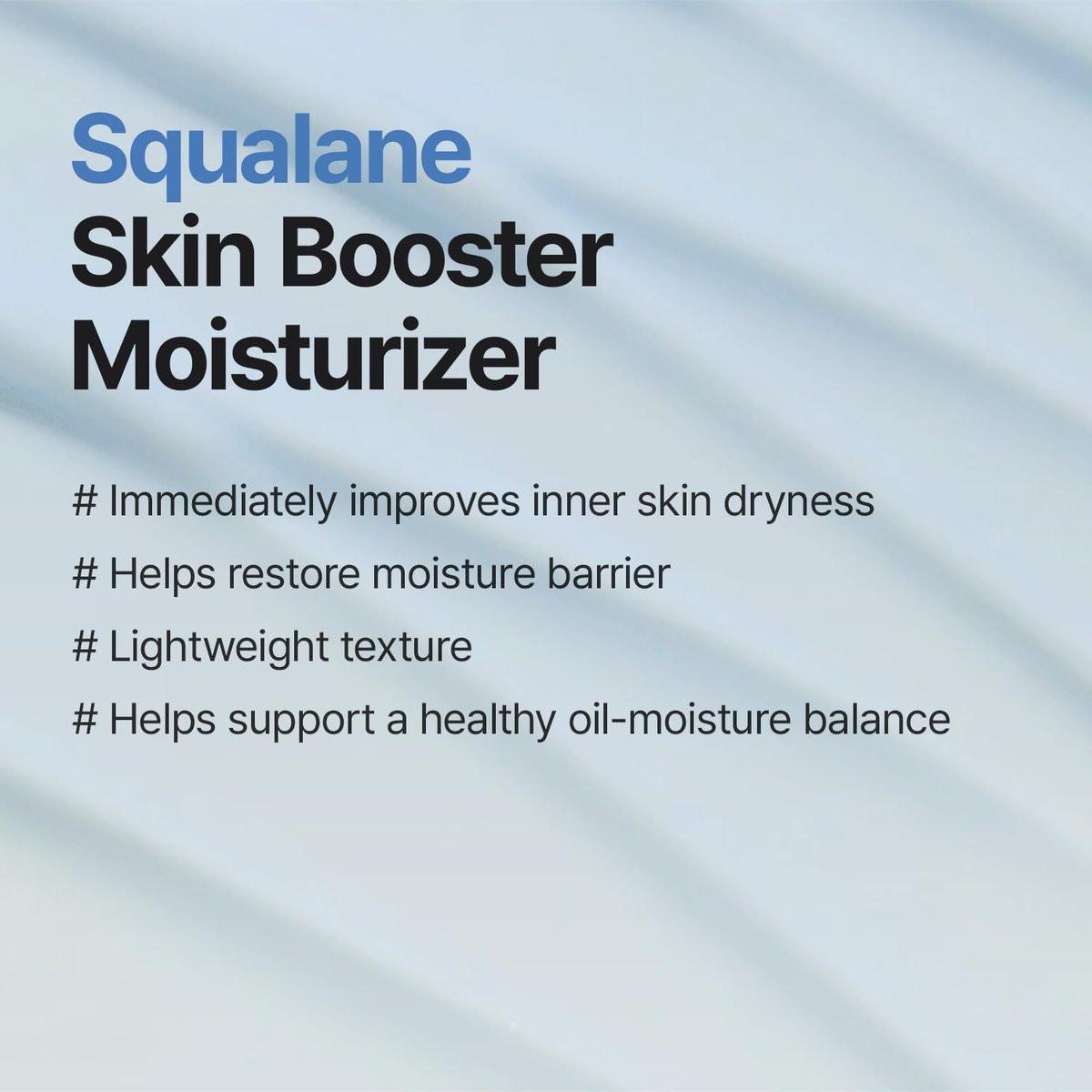 MEDITHERAPY Squalane Skin Booster Feuchtigkeitscreme – 8% Squalan + Panthenol + Hyaluronsäure | Hydratisierende Gesichtscreme für trockene empfindliche Haut | Leichte nicht fettende Barriere-Unterstützung 150 ml