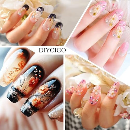 24-teiliges Nagelkunst-Set mit Nagelständern, Pinseln, Paletten und Dotting-Werkzeugen – DIY Nageldesign für Anfänger und Profis