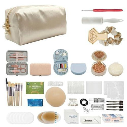 HygaLivia Hochzeits-Notfallset | 30+ Essentials | 100+ Teile | Braut-Notfallset für den Hochzeitstag