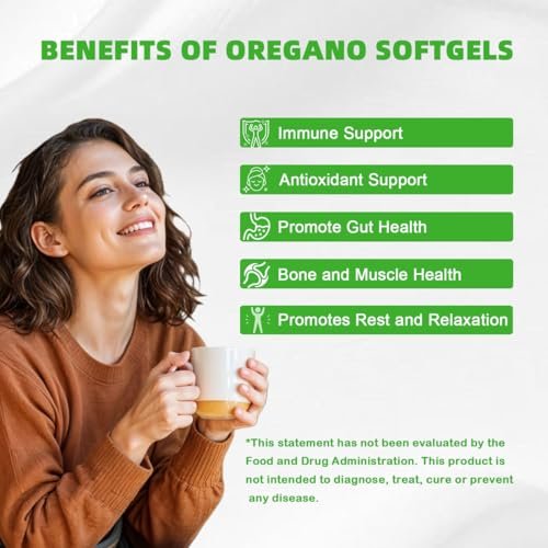 Vespecial Oreganoöl mit Schwarzkümmelöl, 180 Softgels | 2-in-1 Kräuterergänzung mit hochkonzentriertem Carvacrol & Thymochinon für Immununterstützung | Nicht-GVO, pflanzlich