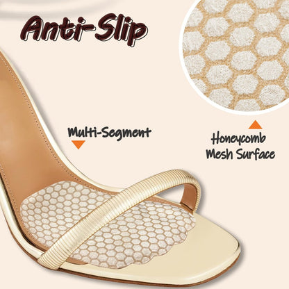 Zaiwoo Ball-of-Foot Cushions für Damen (2 Paar Fußpolster) – Metatarsal-Pads, High Heel Einlagen, Schmerzlinderung, Anti-Rutsch, Unsichtbar