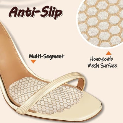 Zaiwoo Ball-of-Foot Cushions für Damen (2 Paar Fußpolster) – Metatarsal-Pads, High Heel Einlagen, Schmerzlinderung, Anti-Rutsch, Unsichtbar