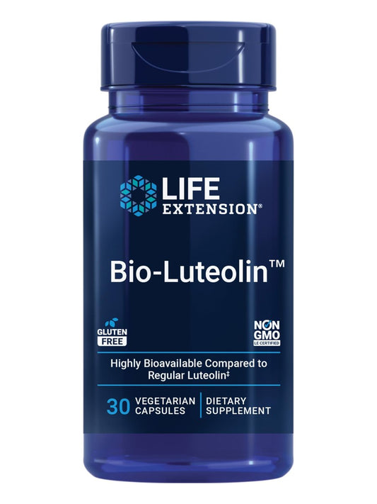 Life Extension® Bio-Luteolin™ – Zellgesundheit, gesundes Altern, bioverfügbare Formel mit Luteolin und Bockshornklee-Faser, glutenfrei, nicht-GVO, vegetarisch, 30 Kapseln