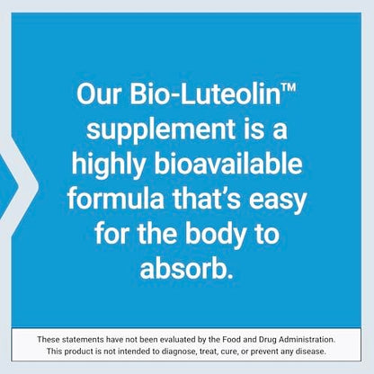 Life Extension® Bio-Luteolin™ – Zellgesundheit, gesundes Altern, bioverfügbare Formel mit Luteolin und Bockshornklee-Faser, glutenfrei, nicht-GVO, vegetarisch, 30 Kapseln