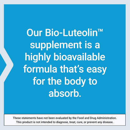 Life Extension® Bio-Luteolin™ – Zellgesundheit, gesundes Altern, bioverfügbare Formel mit Luteolin und Bockshornklee-Faser, glutenfrei, nicht-GVO, vegetarisch, 30 Kapseln