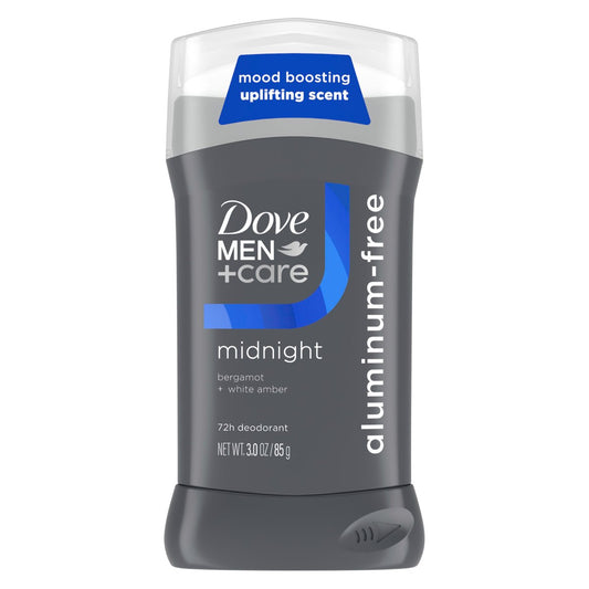 DOVE MEN + CARE Deodorant Stick ohne Aluminium, Bergamot & White Amber Stimmungsaufhellender Duft, 72h Geruchsschutz, 85 g