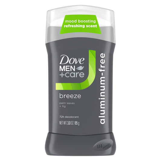 DOVE MEN + CARE Aluminiumfreier Deodorant Stick, Breeze Mood Boosting Duft, 72h Geruchsschutz, 85 g