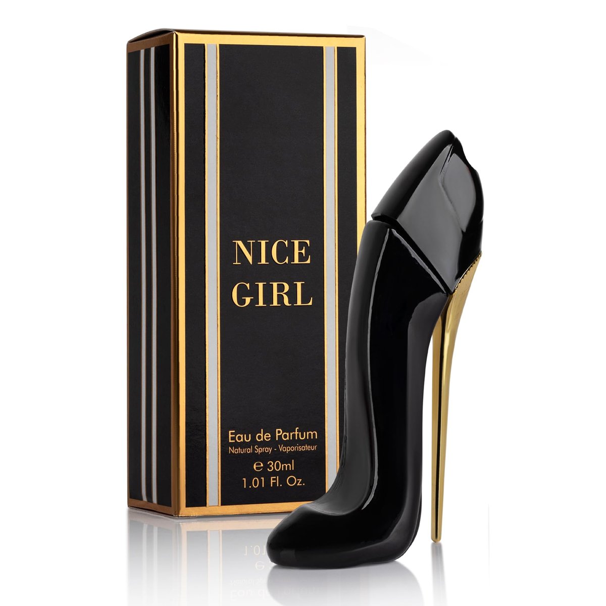 URBAN COLLECTION Nice Girl Eau De Parfum für Damen 30ml – Kopfnoten von Bergamotte & Zitrone, gemischt mit Mandel & Kaffee – Herznoten von Vanille, Zimt & Kakao – Parfüm geeignet für Tag & Nacht