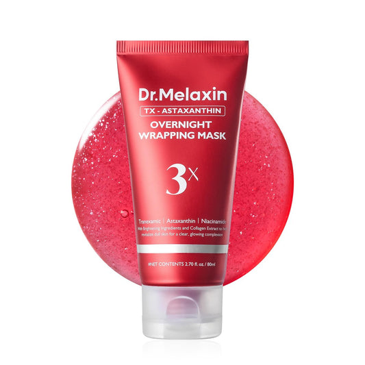 Dr.Melaxin TX Astaxanthin Overnight Wrapping Peel-Off Mask – Hautverbessernde, feuchtigkeitsspendende & straffende Nachtmaske für Glow & Texturverfeinerung
