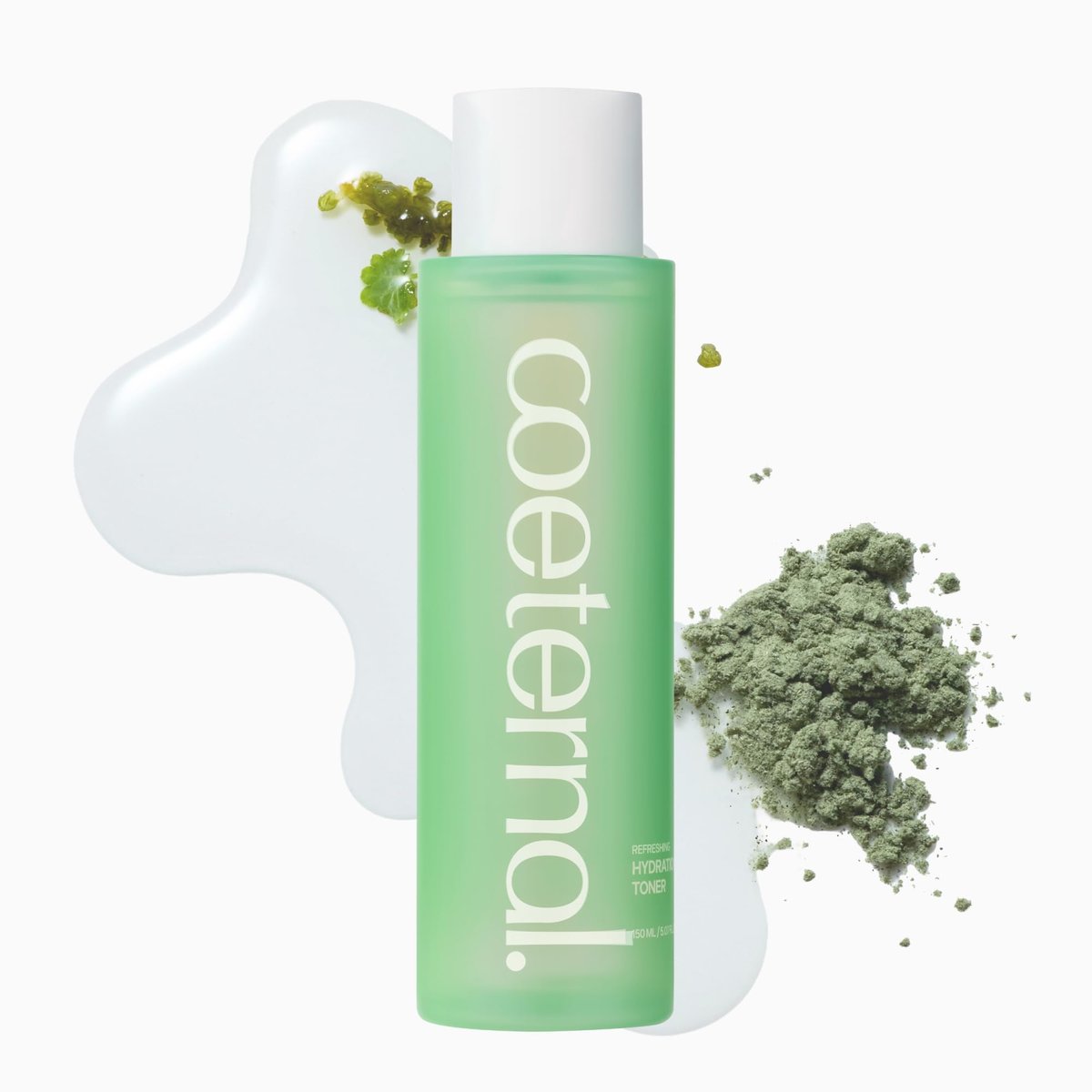 Coeternal Erfrischendes Hydratations-Toner, Koreanisches Gesichtswasser mit Hyaluronsäure & Algae11, Feuchtigkeitsspendend & Beruhigend für Glas-Haut, Trockene oder Ölige Haut, K-Beauty Skincare 150ml / 5,07 fl.oz.