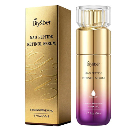 NAD+ Retinol Collagen Gesichtsserum: Anti-Aging Peptid Serum für straffe Haut, Reduzierung von Falten & feinen Linien, feuchtigkeitsspendendes Serum für strahlenden Glanz
