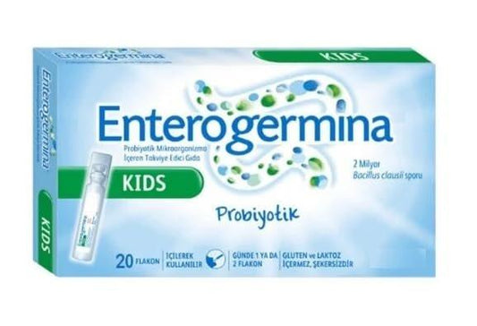 EnterogerminaKids (20 Fläschchen) – Probiotisches Nahrungsergänzungsmittel für Kinder