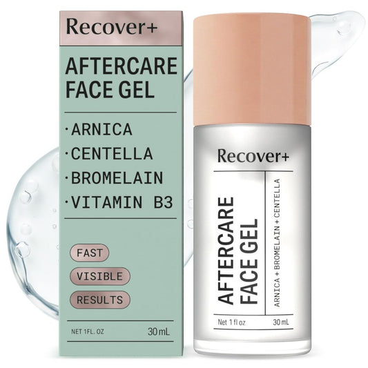 Arnica Gesichtsgel für die kosmetische Nachsorge – Leichtes pflanzliches Regenerationsgel mit Arnika, Bromelain, Centella & Vitamin B3, professionelle Pflege nach Behandlungen zur Beruhigung & Unterstützung der Haut, 30 ml