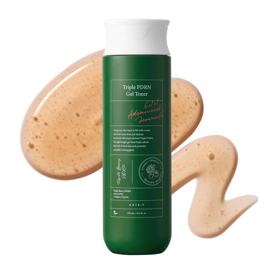 AXIS-Y Triple PDRN Gel Toner – Feuchtigkeitsspendendes koreanisches Toner mit veganem PDRN, Astaxanthin, Kollagen & Peptiden – Beruhigend, Feuchtigkeitsbarriere-Reparatur & straffende Hautpflege (270 ml)