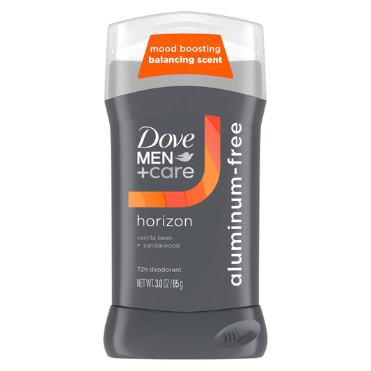 DOVE MEN + CARE Aluminiumfreier Deodorant Stick für Männer, Vanille-Bohnen & Sandelholz Stimmungsaufhellender Duft, 72H Geruchsschutz, 85 g