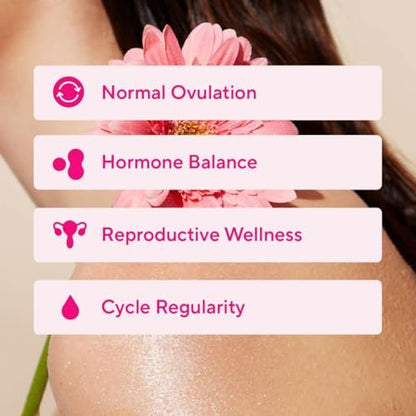 Premium Ovarian Health Support Supplement – Hormonbalance, Eisprung & Zyklusregulierung - Myo-Inositol & D-Chiro Inositol für Frauen – 40:1 Inositol-Verhältnis mit Folat & DIM – 90 Kapseln