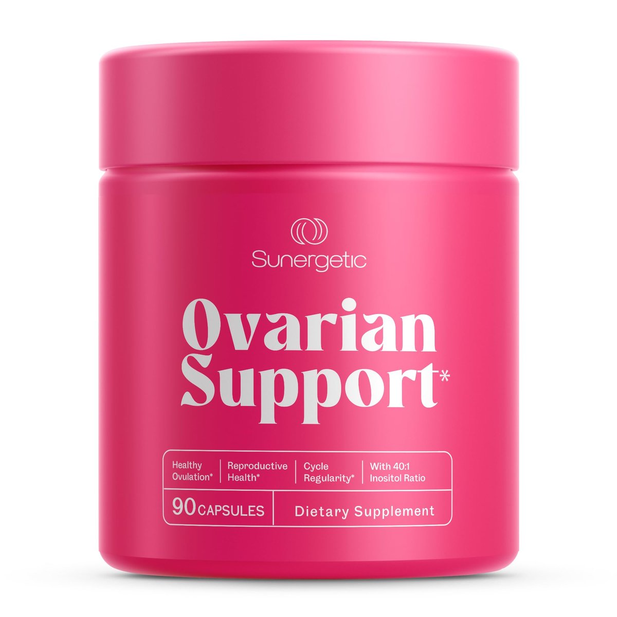 Premium Ovarian Health Support Supplement – Hormonbalance, Eisprung & Zyklusregulierung - Myo-Inositol & D-Chiro Inositol für Frauen – 40:1 Inositol-Verhältnis mit Folat & DIM – 90 Kapseln