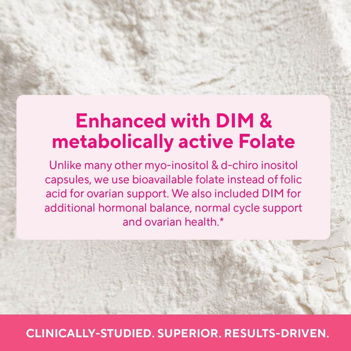 Premium Ovarian Health Support Supplement – Hormonbalance, Eisprung & Zyklusregulierung - Myo-Inositol & D-Chiro Inositol für Frauen – 40:1 Inositol-Verhältnis mit Folat & DIM – 90 Kapseln