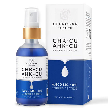 Neurogan GHK-Cu + AHK-Cu Haar Serum Pro - Leichtes Kopfhautserum mit Dualen Kupferpeptiden - Tägliche Haar- & Kopfhautpflege, Kosmetikprodukt