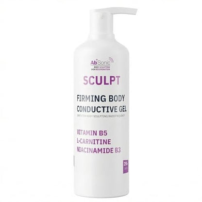 Absonic Sculpt Firming Cavitation Conductive Gel – Toning Gel mit L-Carnitin & Vitamin B5 für Körperkavitation, Sculpting & Straffungsgeräte – 240ml Flasche – Hergestellt in den USA