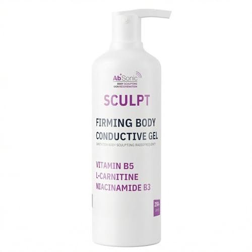 Absonic Sculpt Firming Cavitation Conductive Gel – Toning Gel mit L-Carnitin & Vitamin B5 für Körperkavitation, Sculpting & Straffungsgeräte – 240ml Flasche – Hergestellt in den USA