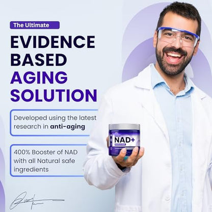 PURE HEALTH MAX PHM NAD Resveratrol Supplement – NAD+ Liposomale Kapseln für Männer und Frauen | NMN & NMNH Alternative | 90 Kapseln, 1,5 Monate Vorrat