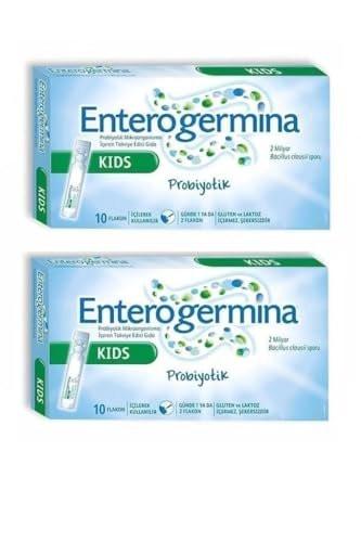 EnterogerminaKids (10 Fläschchen) 2er-Pack x 10 Fläschchen - Probiotikum für Kinder