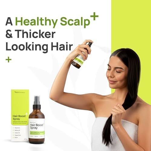 Brigs Naturals Haarspray für dichteres Haar und gesunde Kopfhaut – Hergestellt in den USA mit Bio-Botanicals, Rosmarinwasser, Pfefferminze, Biotin, Batana-Öl, Koffein und Pflegewirkstoffen